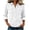 White, variant on Dvprdro Womens Corduroy Shirt Button Down Collared Long Sleeve with Pockets Solid Casual Fall Tops