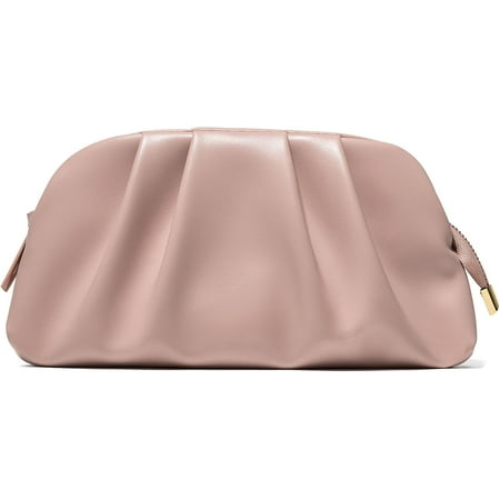 GZhLonKiMa Dressy Vegan Leather Clutch Purse for Women Formal  Soft Pleated PU Evening Clutch for Weddings  Proms  Cocktail-Gemma
