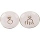 thumbnail image 1 of Ceramic Jewelry Tray Ring Dish for Storage Use 2Pcs White Jewelry Plates, 1 of 4