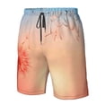 thumbnail image 5 of Kll The Sunset Of Dandelion Men'S Casual Summer Beach Shorts Hawaiian Shorts With Pockets-Xx-Large, 5 of 9