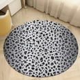 thumbnail image 4 of Leopard Print Round Area Rugs for Bedroom Living Room, 4FT Soft Comfy Indoor Circle Carpets, Carpet Home Decor Floor Mat, 4 of 6