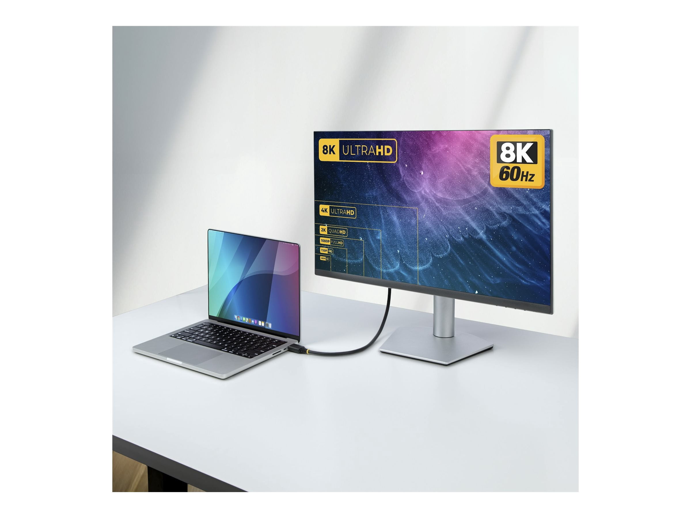 StarTech.com 3ft [1m] Certified Ultra High Speed HDMI Cable, 8K 60Hz/4K 120Hz, HDMI 2.1 Cable with HDR10+ / eARC, 48Gbps, 8K HDMI Cord (hdmi21-cbl-8k60-3f)