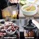 thumbnail image 5 of BlendTide Licuadora comercial, licuadora al vacío de 1500 W para menos espuma, escudo silencioso de grado profesional, temporizador de cocina, 9 velocidades, 6 programas para batidos, bebidas congelad, 5 of 5