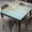 Wooden Texture -44, variant on Art Wooden Texture Square Fitted Tablecloth, Elastic Edge, Waterproof Elastic Table Cover for 34"x34" Table, Wooden Texture