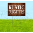 thumbnail image 1 of Rustic Furniture (18" x 24") Yard Sign, Includes Metal Step Stake, 1 of 6