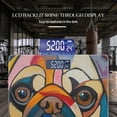 thumbnail image 3 of High Precision Body Weight Scale Smart Bathroom Scales with Large LCD Display(400lbs),Decorative for Bedroom-Cubist-Style Portrait Of Pug Dog, 3 of 4