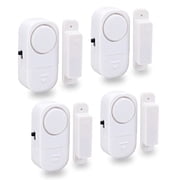 Perfect Alarm,Personal Security System to Keep You and Your Family Safe,Great for Doors,Medicine Cabinets,Gates,Windows,and More,Easy to Install No Wires or Tools Required (4 Pack)