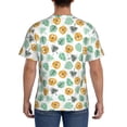 thumbnail image 3 of Bixox Men's Tiger Leaves Printed Short Sleeve Skinny Athletic T-Shirt, 3 of 6