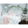 thumbnail image 2 of Lush Decor Cottage Core Floral Ruffle Reversible Oversized Quilt Blue/Blush 3Pc Set Full/Queen, 2 of 8