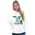 thumbnail image 4 of Florida FL Surf Beach Sunshine Smurf Hoodie Sweatshirt Women Men Brisco Brands M, 4 of 6