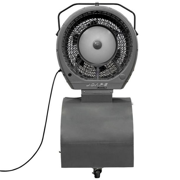 EcoJet 030401 18 gal Cyclone Reservoir Misting Fan, Gray Cools up 800