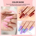 thumbnail image 3 of Kit de esmaltes de uñas en gel COSCELIA, 40 colores con luz UV, juego de 57 piezas, 3 of 9