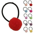 thumbnail image 6 of Sweet Colorful Stuffe Balls Girls Hair Ring Hair Bands Kids Headwear Accessories, 6 of 11