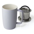 thumbnail image 4 of FORLIFE Dew Satin Finish Brew-In-Mug with Basket Infuser & Stainless Lid 18 oz., Lavender Mist, 4 of 10