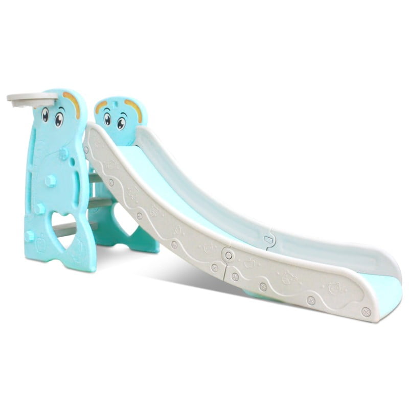 metal climbing frame and slide