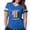 Royal Blue, variant on CafePress - I Stand With Ukraine Support Ukrainian Ame T Shirt - Womens Football Shirt