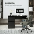 thumbnail image 4 of HOMCOM Computer Desk with Storage Home Office Desk with Drawer Cabinet, 4 of 10