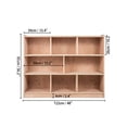 thumbnail image 2 of VEVOR Armoire de Rangement pour Salle de Classe en Contreplaqué de Bouleau, Étagères de Rangement Préscolaires à 8 Sections, Armoire de Classe de 36 Pouces de Hauteur avec Roulettes, 2 of 9