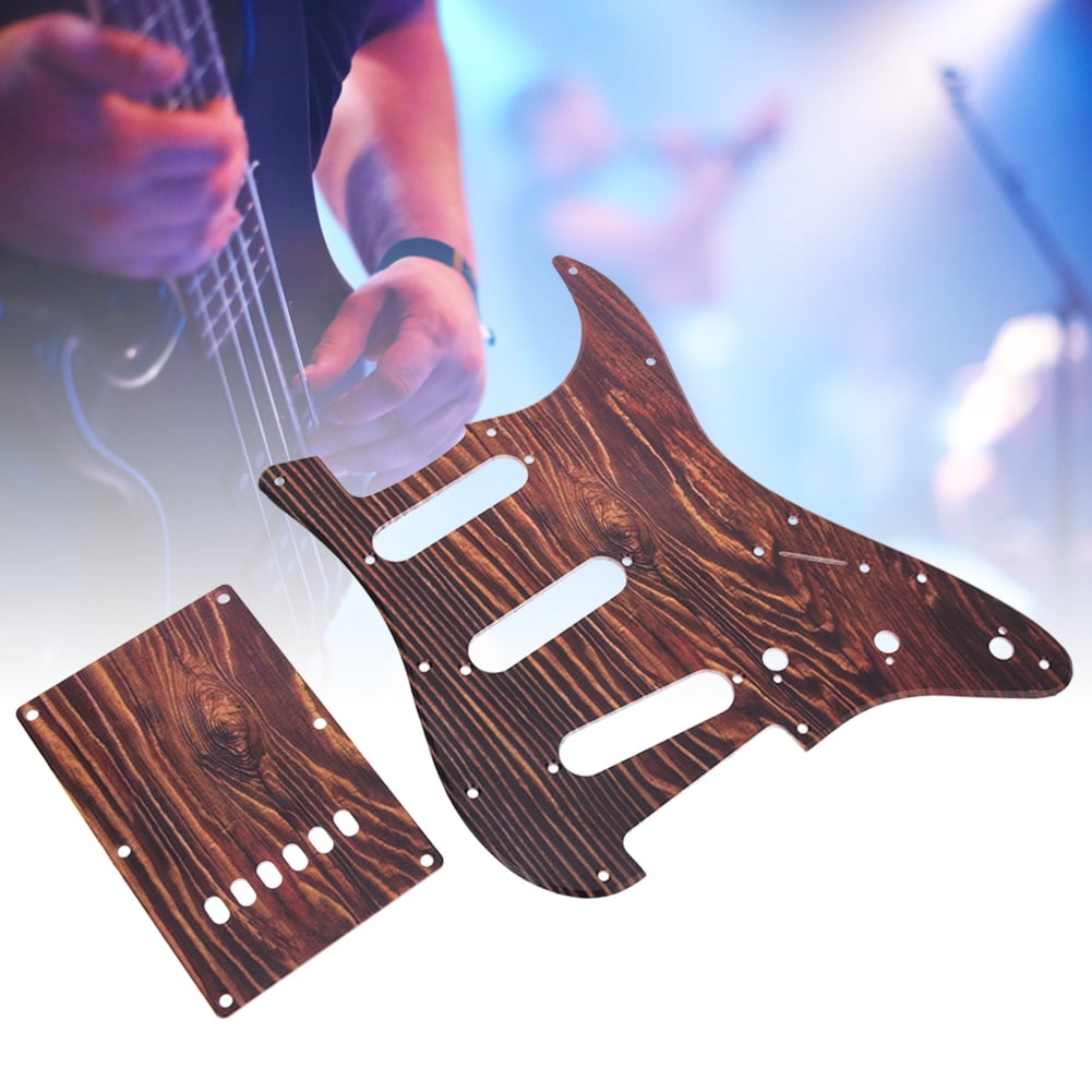 GSSS29 Electric Guitar Pick Guards SSS Guitar Pickguard with Back Plate Guitar Parts
