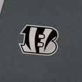 thumbnail image 4 of Men's Antigua Charcoal Cincinnati Bengals Brushed Carbon Victory Pullover Hoodie, 4 of 4