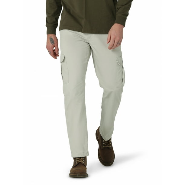 wrangler men's stretch taper leg regular fit cargo pant