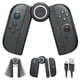 thumbnail image 1 of Empuñadura de carga para Nintendo Switch, soporte magnético para mandos con 5 posiciones de rotación ajustables para JoyCons, juega mientras se carga con indicador LED y cable de 1,5 m, 1 of 7