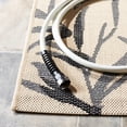 thumbnail image 5 of Safavieh Courtyard Alannis Botanical Indoor/Outdoor Area Rug, Beige/Anthracite, 4' x 5'7", 5 of 11