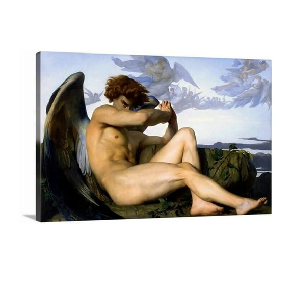 Fallen Angel Wall by Alexandre Cabanel Classic Style Canvas art