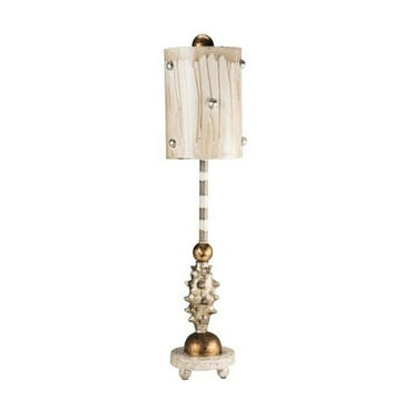 Lucas McKearn Pome Traditional Resin Table Lamp in Cream and Gold