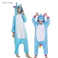 thumbnail image 1 of Pijamas de dibujos animados para niños, monos de ciervo, unicornio, Panda, manta para dormir, disfraz de Navidad para bebés, mono de Licorne para niños y niñas, Invierno, 1 of 4