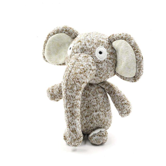 2023 nuevo Stock de juguete para mascotas de lujo respetuoso con el medio ambiente lindo elefante suave de peluche perro chirriante juguetes divertidos para masticar Sincero Hogar