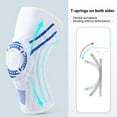 thumbnail image 6 of AURORA TRADE 1 Pc Sports Knee Pad Anti-skid Breathable Buffer Elastic Fabric Moisture-wicking Knee Protection Compression Men Women Leg Brace Support for Football, 6 of 8
