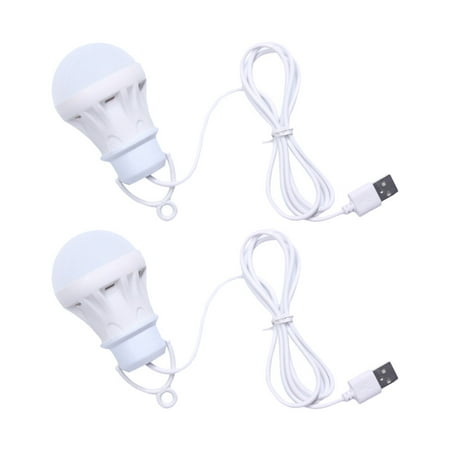 

2pcs USB Led Bulb Outdoor Portable Light Camping Lamp Night Market Bulb