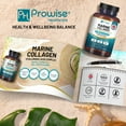 thumbnail image 4 of Marine Collagen with Hyaluronic Acid 1100mg - 90 Capsules Boosted with Hyaluronic Acid, Vitamins C, E, B2, Biotin, Copper, Zinc and Iodine | for Women and Men | Made in The UK by Prowise Healthcare, 4 of 6