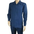 thumbnail image 4 of Men's MONTIQUE Two Piece Set Walking Leisure Suit 2391 Navy Tone on Tone, 4 of 9