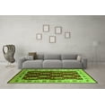 thumbnail image 3 of Ahgly Company Indoor Rectangle Oriental Green Traditional Area Rugs, 2' x 5', 3 of 4