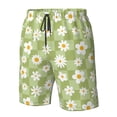 thumbnail image 5 of Kdxio Daisies Flowers Pattern Mens Casual Shorts - Drawstring Summer Beach Sports Shorts for Men, 5 of 9