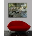 thumbnail image 2 of Monet "Bathers at La Grenouillere" (1869) Canvas Print, 2 of 4