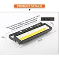 thumbnail image 2 of Juego de 2 focos LED para exteriores de 50 W y 4000 lm, potentes focos LED para exteriores de 220 V, resistentes al agua IP66, iluminación de seguridad blanca fría de 5000 K para patio, jardín, patio,, 2 of 5