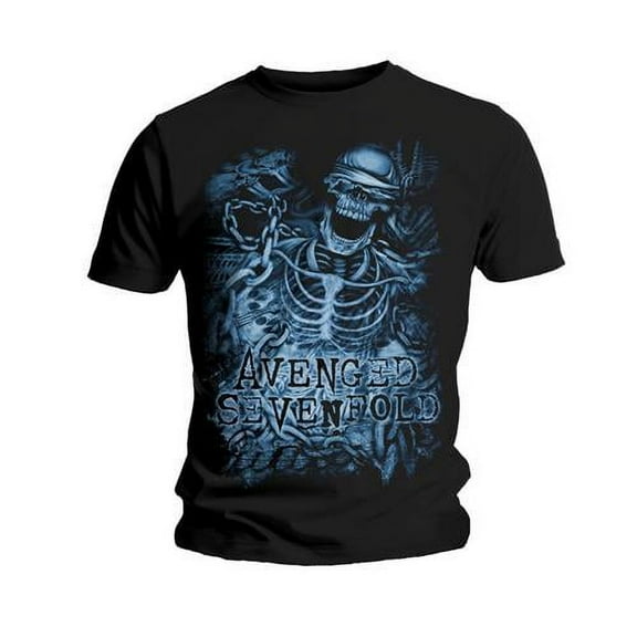 Avenged Sevenfold Unisex T-Shirt Chained Skeleton (Small)
