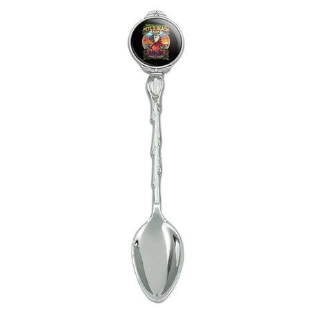 Pete s Beach Bar Tropical Paradise Vacation Novelty Collectible Demitasse Tea Coffee Spoon