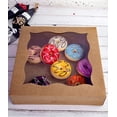 thumbnail image 3 of Cajas para panadería CHERRY, paquete de 15 unidades, 30 x 30 x 8 cm, con ventana de PVC Kraft, 3 of 7