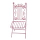 thumbnail image 3 of Miniaturas de muebles rústicos y elegantes para casa de muñecas a escala 1/12 Silla Rosa, 3 of 7