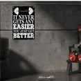 thumbnail image 6 of Fitness Motivational Metal Sign IT Never Gets Easier You Just Get Better 8x12 Inch Aluminum Poster Gym Wall Art Decor for Home Garage Man Cave Workout Room Office Bar Cafe, 6 of 8