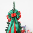 thumbnail image 4 of Aligament Desktop Ornament Christmas Big Color Bow Christmas Tree Top Spell Ribbon Bow Christmas Ornament Party Decorations, 4 of 5