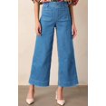 thumbnail image 2 of Jeans Allimy, casual, cintura alta, pernera ancha y corta, para mujer, 2 of 6