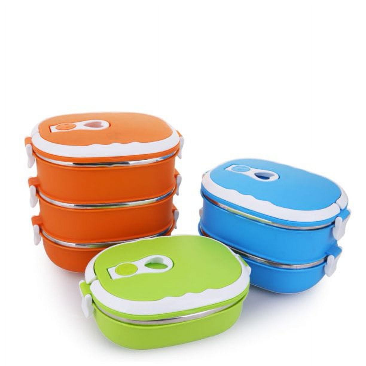 HOTBEST Portable Food Warmer School Lunch Box Bento Thermal Insulated Food  Container Stainless Steel Insulated Square Lunch Box for Children, Kids and  Adult Portable Picnic Storage Boxes 