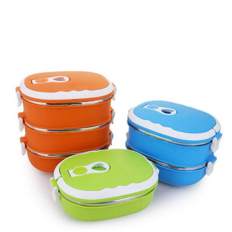 1/2/3 Layers Microwavable Thermos Lunch Box Thermal Lunch Box for Food –  pocoro