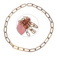 thumbnail image 1 of Raindrops Copper Light Chain 1Pack Golden Iron Chain For Kitchen And Hallway, 1 of 7