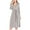 Gray-06, variant on Women's Cotton Long Robe Tie Front Soft Long Sleeve Bathrobes Summer Wrap Lightweight Robes